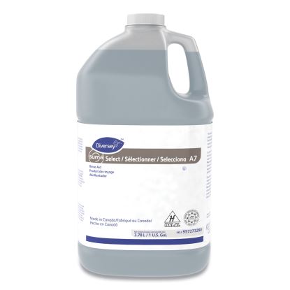 Suma Select A7 Rinse Aid, Warewashing, 1 gal Bottle, 4/Carton1