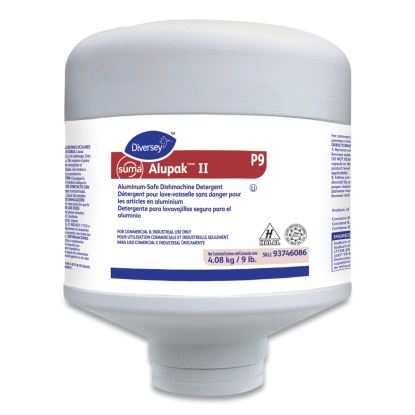 Alupak II Heavy Duty Aluminun Safe Powder Detergent, 9 lb Container, 4/Carton1