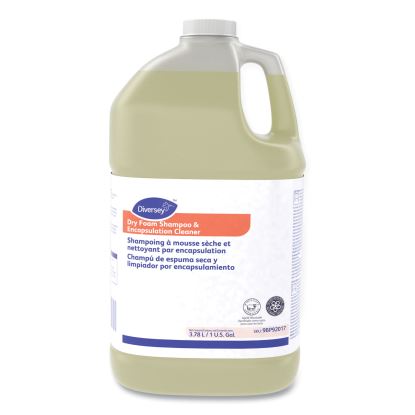 Dry Foam Shampoo and Encapsulation Cleaner, Liquid, 1 gal, 4/Carton1