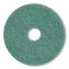 Twister Floor Pad, 17" Diameter, Green, 2/Carton1