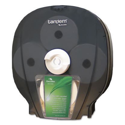 Tandem High Capacity Bath Tissue Dispenser, 6.3 x 13.2 x 15.2, Smoked Gray1