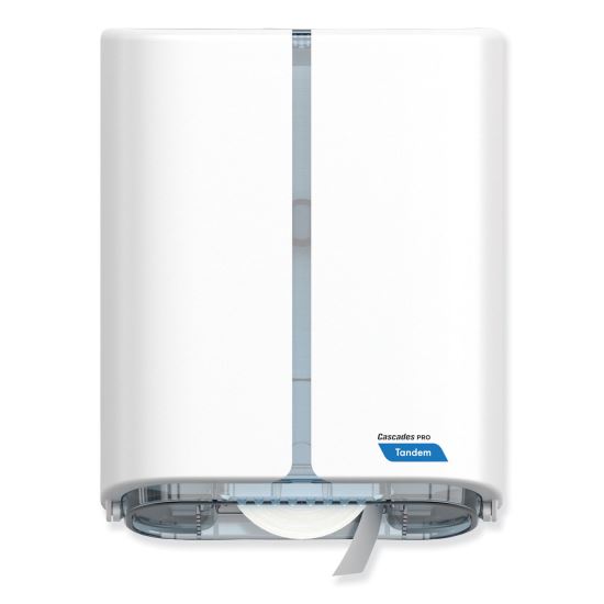 Tandem Single Roll Jumbo Bathroom Tissue Dispenser, 10.75 x 5.56 x 13.72, White1