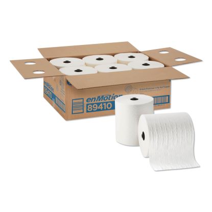 EnMotion Paper Towels, 1-Ply, 8.25" x 420 ft, White, 6 Rolls/Carton1