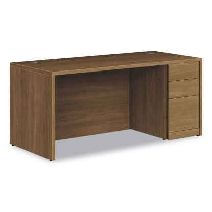 10500 Series Single Pedestal Desk, Right Pedestal: Box/Box/File, 66" x 30" x 29.5", Pinnacle1
