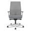 Ignition 2.0 4-Way Stretch Mid-Back Mesh Task Chair, 17" to 21" Seat Height, Basalt Seat, Fog Back, Designer White Base1