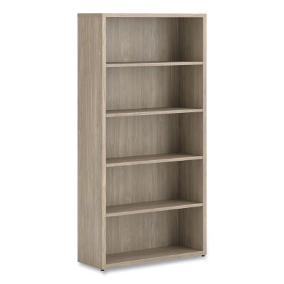 10500 Series Laminate Bookcase, Five Shelves, 36" x 13" x 71", Kingswood Walnut1