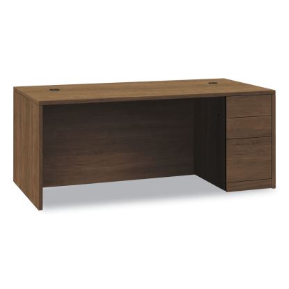 10500 Series Single Full-Height Pedestal Desk, Right: Box/Box/File, 72" x 36" x 29.5", Pinnacle1