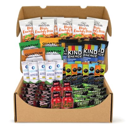 Energy Snack Box, 60 Assorted Snacks/Box, Ships in 1-3 Business Days1