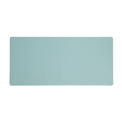 Vegan Leather Desk Pads, 36" x 17", Light Blue1