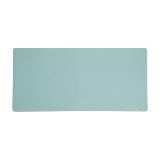 Vegan Leather Desk Pads, 36" x 17", Light Blue1