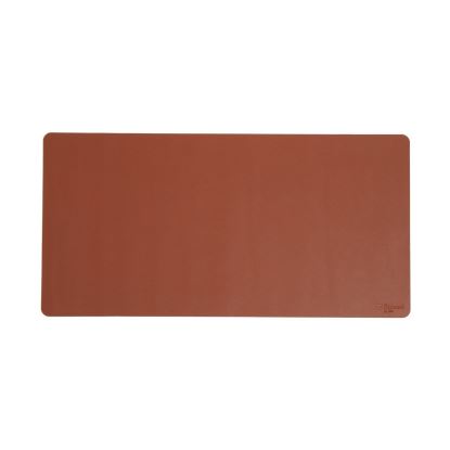 Vegan Leather Desk Pads, 31.5" x 15.7", Brown1