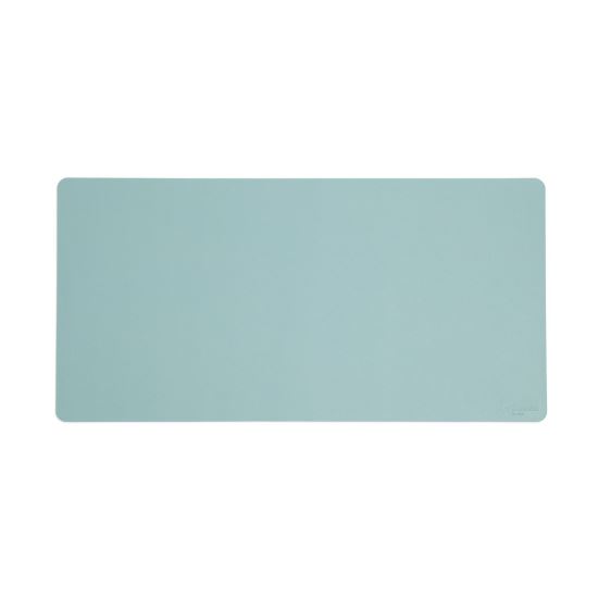 Vegan Leather Desk Pads, 31.5" x 15.7", Light Blue1