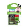 DYMO D1 Durable - White on Red - 12mm label-making tape2