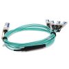 AddOn Networks QSFP28-4SFP28-AOC12M-AR-AO fiber optic cable 472.4" (12 m) 4x SFP28 AOC Aqua color4