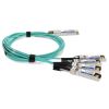 AddOn Networks QSFP28-4SFP28-AOC12M-AR-AO fiber optic cable 472.4" (12 m) 4x SFP28 AOC Aqua color6