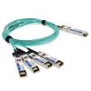 AddOn Networks QSFP28-4SFP28-AOC12M-AR-AO fiber optic cable 472.4" (12 m) 4x SFP28 AOC Aqua color7