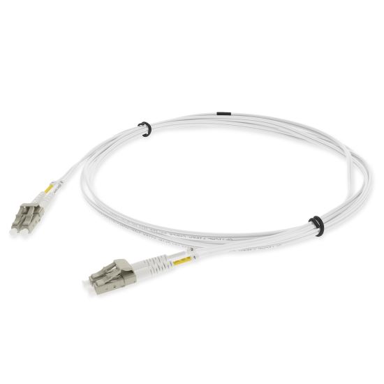 AddOn Networks ADD-LC-LC-5M5OM4-WE-TAA fiber optic cable 196.9" (5 m) LOMM OM4 White1
