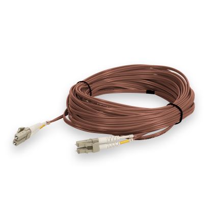 AddOn Networks ADD-LC-LC-15M5OM4-BN-TAA fiber optic cable 590.6" (15 m) LOMM OM4 Brown1