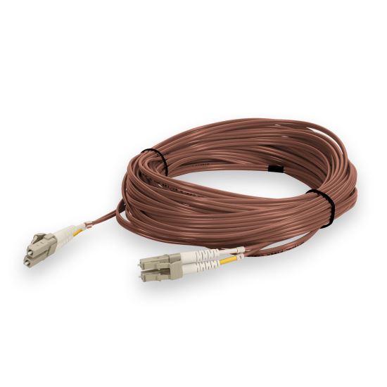 AddOn Networks ADD-LC-LC-30M5OM4-BN-TAA fiber optic cable 1181.1" (30 m) LOMM OM4 Brown1