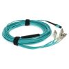 AddOn Networks ADD-MPO-4LC8M5OM4P fiber optic cable 315" (8 m) 8x LC LOMM OM4 Aqua color6