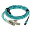 AddOn Networks ADD-MPO-4LC8M5OM4P fiber optic cable 315" (8 m) 8x LC LOMM OM4 Aqua color8