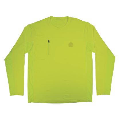 Chill-Its 6689 Cooling Long Sleeve Sun Shirt with UV Protection, Medium, Lime, Ships in 1-3 Business Days1