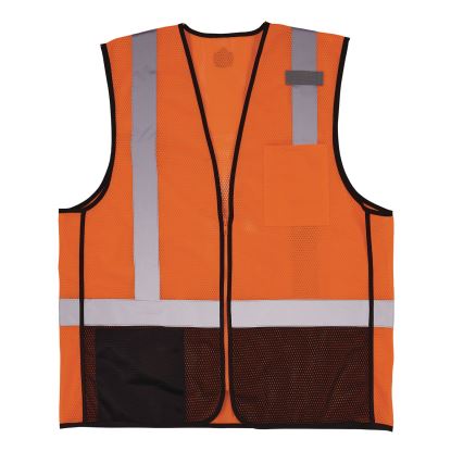 GloWear 8210Z Hi-Vis Class 2 Mesh Vest, Large to X-Large, Orange, Ships in 1-3 Business Days1