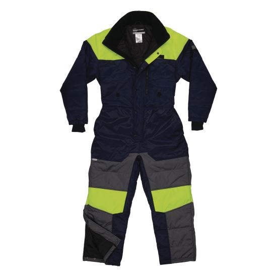 N-Ferno 6475 Insulated Freezer Coverall, Large, Navy, Ships in 1-3 Business Days1