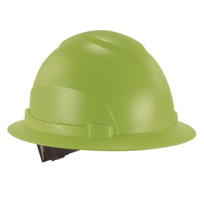 Skullerz 8969 Class E Lightweight Full Brim Hard Hat, 6-Point Rachet Suspension, Lime, Ships in 1-3 Business Days1