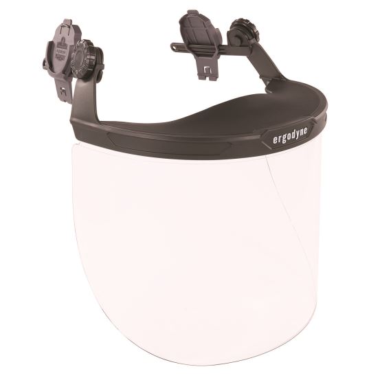 Skullerz 8995 Anti-Scratch and Anti-Fog Hard Hat Face Shield with Adapter for Full Brim, Clear Lens, Ships in 1-3 Bus Days1