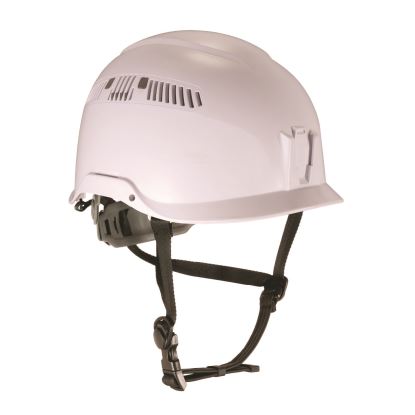 Skullerz 8977 Class C Safety Helmet with Adjustable Venting, 6-Point Rachet Suspension, White, Ships in 1-3 Business Days1