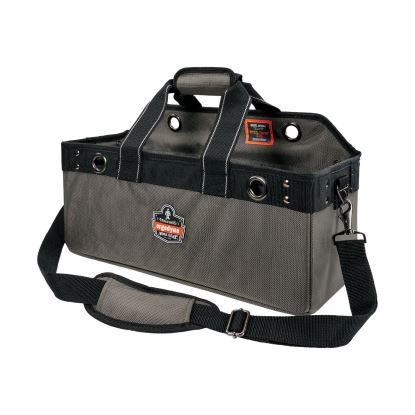 Arsenal 5844 Bucket Truck Tool Bag w/Tool Tethering Attachment Points, 18 x 7.5 x 7.5, Polyester, Gray, Ships in 1-3 Bus Days1