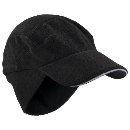 N-Ferno 6807 Winter Baseball Cap with Ear Flaps, One Size Fits Most, Black, Ships in 1-3 Business Days1