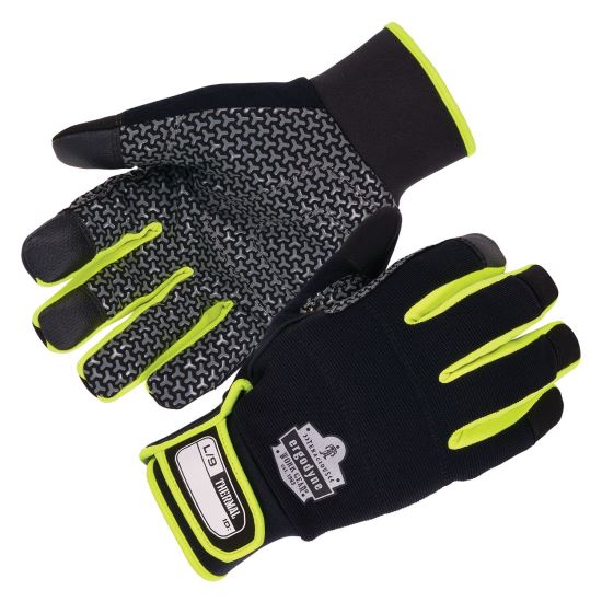 ProFlex 850 Insulated Freezer Gloves, Black, Large, Pair, Ships in 1-3 Business Days1
