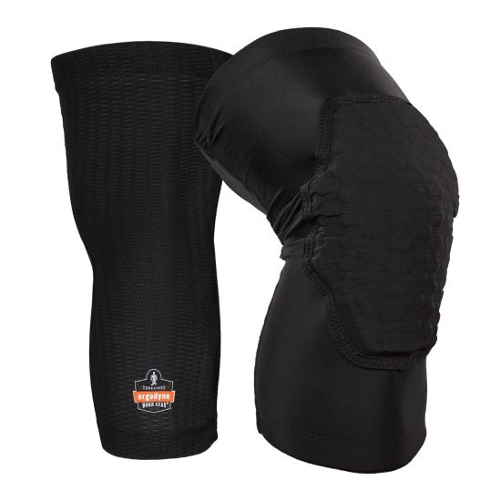 Proflex 525 Lightweight Padded Knee Sleeves, Slip-On, Medium/Large, Black, Pair, Ships in 1-3 Business Days1