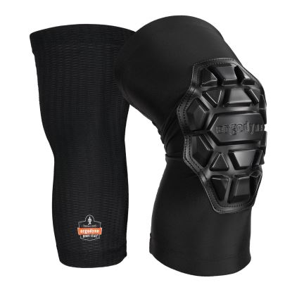 ProFlex 550 Padded Knee Sleeves with 3-Layer Foam Cap, Slip-On, Small/Medium, Black, Pair, Ships in 1-3 Business Days1