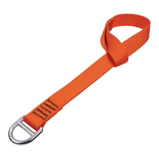 Squids 3177 Anchor Choke Strap for Tool Tethering, 60 lb Max Safe Working Capacity, 28" Long, Orange, Ships in 1-3 Bus Days1