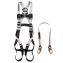 3201 Harness Plus 4 ft Travel Restraint Lanyard 3197/3198, Ships in 1-3 Business Days1