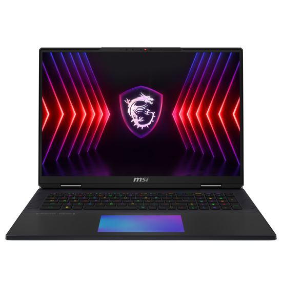 MSI Titan 18 HX A14VIG-036US Laptop 18" UHD+ Intel® Core™ i9 i9-14900HX 128 GB DDR5-SDRAM 4 TB SSD NVIDIA GeForce RTX 4090 Wi-Fi 7 (802.11be) Windows 11 Pro Black1