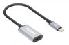 Manhattan 153706 video cable adapter 5.91" (0.15 m) USB Type-C HDMI Black, Silver2