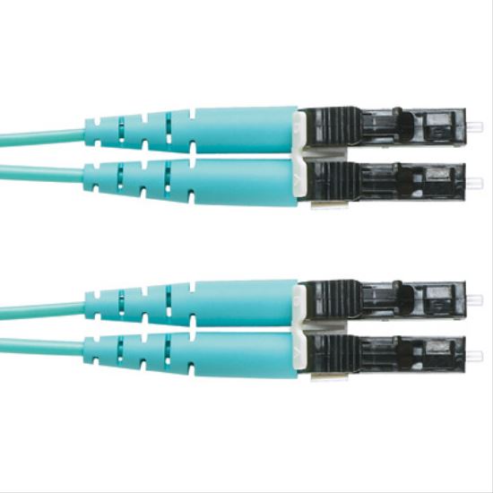 Panduit FZ2ERLNLNSNF fiber optic cable 359.8" (9.14 m) LC CMR OM4 Aqua color1