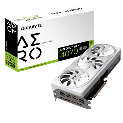 Gigabyte AERO GeForce RTX 4070 SUPER OC 12G NVIDIA 16 GB GDDR6X1