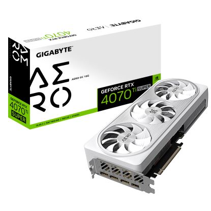 Gigabyte AERO GeForce RTX 4070 Ti SUPER OC 16G NVIDIA 16 GB GDDR6X1