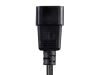 Monoprice 35042 power cable Black 24" (0.61 m) C14 coupler NEMA 5-15R5