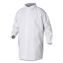 A20 Breathable Particle Protection Lab Coat, Hook and Loop Closure/Elastic Wrists/No Pockets, Large, White, 30/Carton1