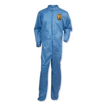 A20 Coveralls, MICROFORCE Barrier SMS Fabric, X-Large, Blue, 24/Carton1