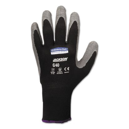 G40 Latex Coated Gloves, 270 mm Length, 11 X-Large, Poly/Cotton, Gray/Black, 12 Pairs/Pack1