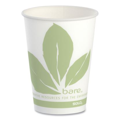 Bare Eco-Forward Paper Cold Cups, ProPlanet Seal, 9 oz, Green/White, 100/Sleeve, 20 Sleeves/Carton1