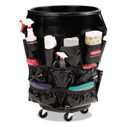 Brute Caddy Bag, 12 Compartments, Black, 6/Carton1