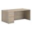 10500 Series Single Full-Height Pedestal Desk, Left: Box/Box/File, 72" x 36" x 29.5", Kingswood Walnut1